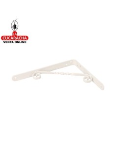 PALOMILLA ACERO DECORATIVA BALDAS Y ESTANTERIAS MODELO 11.