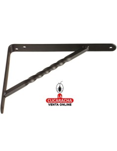 PALOMILLA ACERO DECORATIVA BALDAS Y ESTANTERIAS MODELO 21.