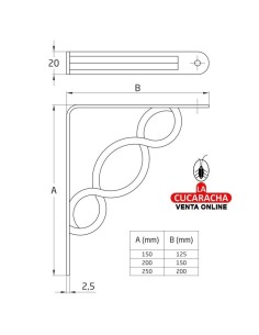 PALOMILLA ACERO DECORATIVA... 2