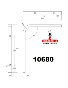 PALOMILLA MADERA HAYA BALDAS Y ESTANTERIAS MODELO 15-16-17.