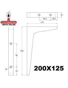 PALOMILLA MADERA DECORATIVA BALDAS Y ESTANTERIAS MODELO 19.