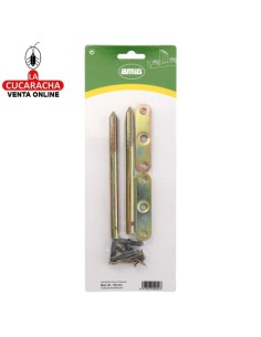 SOPORTE OCULTO ACERO BICROMATADO CON BARRA BALDAS Y ESTANTERIAS MODELO 20.