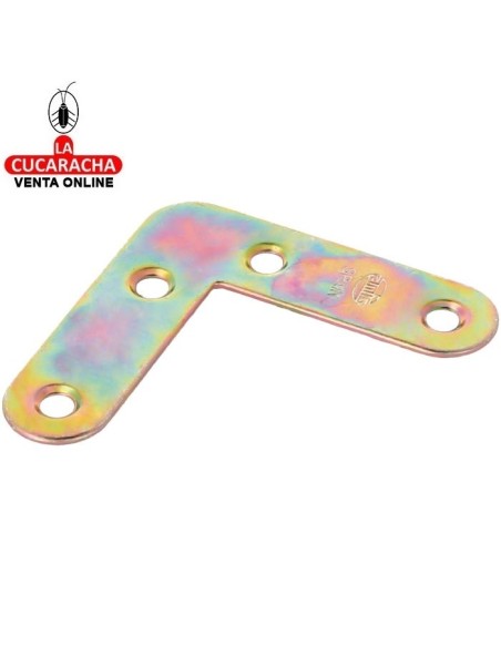 ESCUADRA REFUERZO ACERO BICROMATADA CANTO REDONDO MODELO 2.