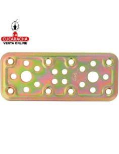 PLACA SOPORTE ACERO PLANA PERFORADA MODELO 500.