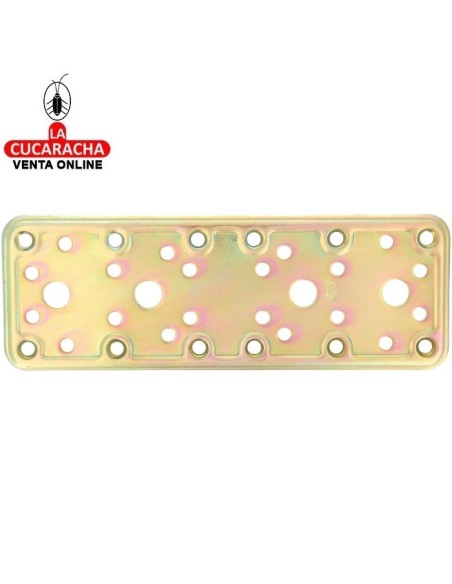 PLACA SOPORTE ACERO PLANA PERFORADA MODELO 501.