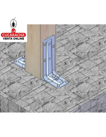 SOPORTE ACERO FIJACIÓN REGULABLE MODELO 350.