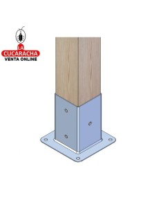 SOPORTE FIJACION DE SUELO ACERO MODELO 358.