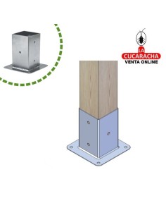 SOPORTE FIJACION DE SUELO ACERO MODELO 358.