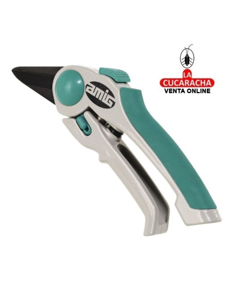 TIJERA PODAR MANGO ALUMINIO APERTURA REGULABLE MODELO 1510.