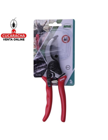 TIJERA PODAR MANGO ALUMINIO ANTIDESLIZANTE MODELO P12.