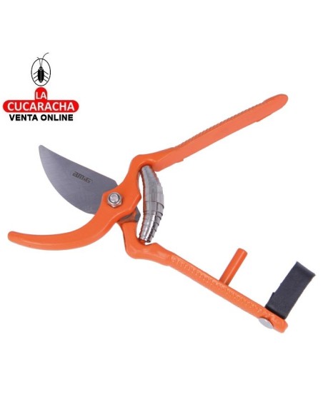 TIJERA PODAR ACERO FORJADO MADERAS VERDES MODELO P14.