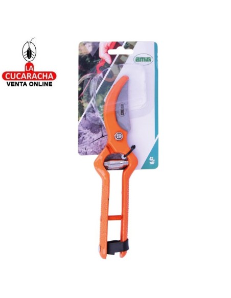 TIJERA PODAR ACERO FORJADO MADERAS VERDES MODELO P14.