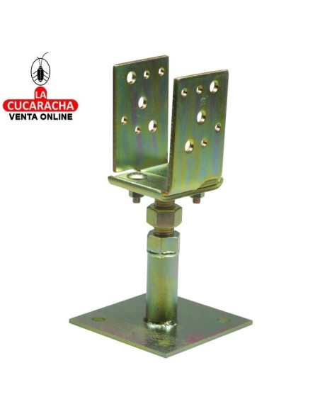 SOPORTE ACERO BICROMATADO REGULABLE POSTE MODELO 357.