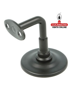 SOPORTE ACERO NEGRO PASAMANOS MODELO 24.