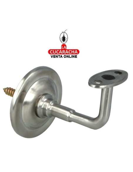 SOPORTE ACERO INOXIDABLE PASAMANOS MODELO 25.