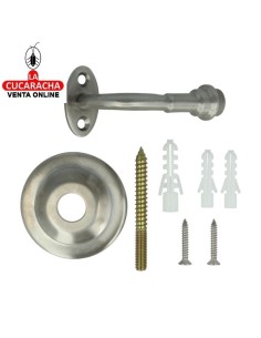 SOPORTE ACERO INOXIDABLE PASAMANOS MODELO 25.