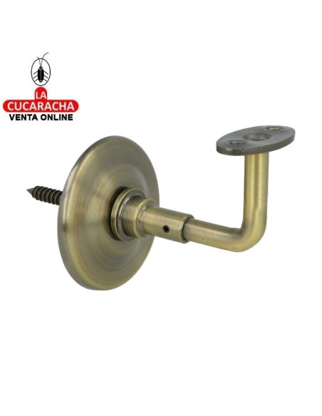 SOPORTE ACERO COLOR CUERO PASAMANOS MODELO 26.