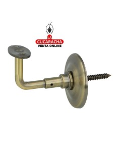 SOPORTE ACERO COLOR CUERO PASAMANOS MODELO 26.