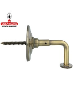 SOPORTE ACERO COLOR CUERO PASAMANOS MODELO 26.