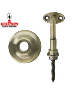 SOPORTE ACERO COLOR CUERO PASAMANOS MODELO 26.