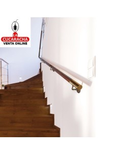 SOPORTE ACERO COLOR CUERO PASAMANOS MODELO 26.