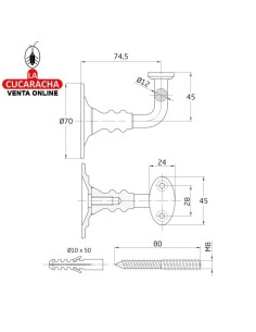 SOPORTE LATON PASAMANOS... 2