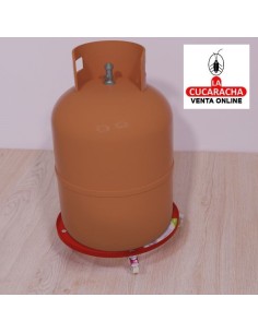 SOPORTE ACERO PLATAFORMA RODANTE BOMBONA BUTANO MODELO 2605.