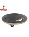 SOPORTE MADERA CONTRACHAPADA RODANTE REDONDO MODELO 2610.