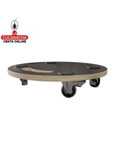 SOPORTE MADERA CONTRACHAPADA RODANTE REDONDO MODELO 2610.