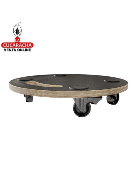 SOPORTE MADERA CONTRACHAPADA RODANTE REDONDO MODELO 2610.