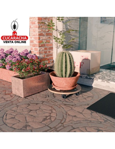 SOPORTE MADERA CONTRACHAPADA RODANTE REDONDO MODELO 2610.