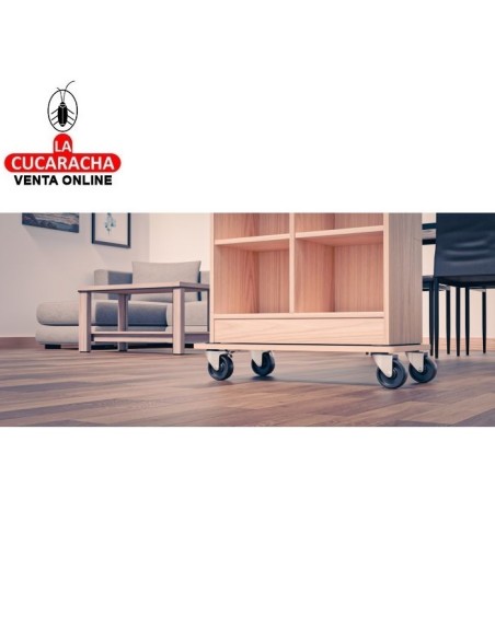 SOPORTE MADERA MDF RODANTE RECTANGULAR MODELO 2615.