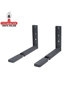 JUEGO 2 SOPORTES ACERO BRAZOS EXTENSIBLES MICROONDAS MODELO 500.