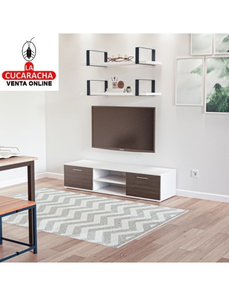 SOPORTE ACERO ESTANTERIAS MADERA MODELO 3001.