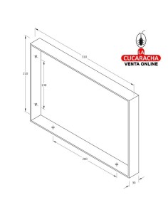 SOPORTE ACERO ESTANTERIAS MADERA MODELO 3002.