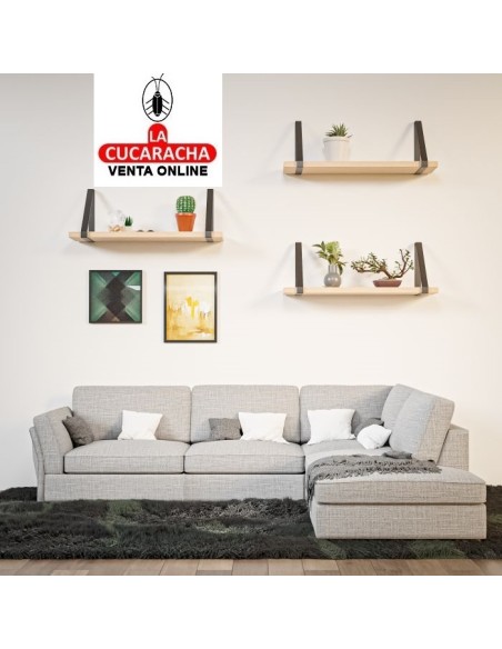 SOPORTE ACERO ESTANTERIAS MADERA MODELO 3003.