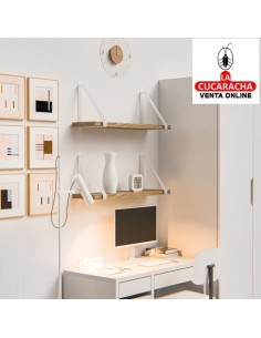 SOPORTE ACERO ESTANTERIAS MADERA MODELO 3003.