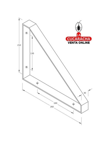 SOPORTE ACERO ESTANTERIAS MADERA...