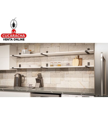 SOPORTE ACERO ESTANTERIAS MADERA MODELO 3005.