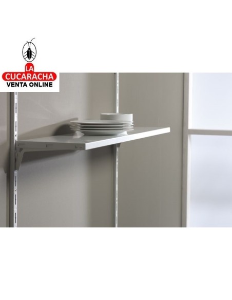 SOPORTE ACERO CREMALLERA SIMPLE ESTANTERIAS MODELO 6000.