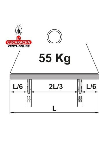 SOPORTE ACERO SIMPLE ESTANTERIAS...