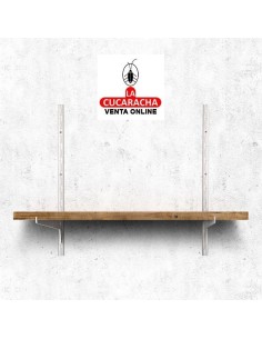 SOPORTE ACERO SIMPLE ESTANTERIAS CREMALLERA MODELO 8500.