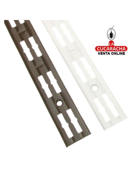 SOPORTE ACERO CREMALLERA DOBLE ESTANTERIAS MODELO 7000.