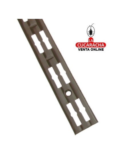 SOPORTE ACERO CREMALLERA DOBLE ESTANTERIAS MODELO 7000.