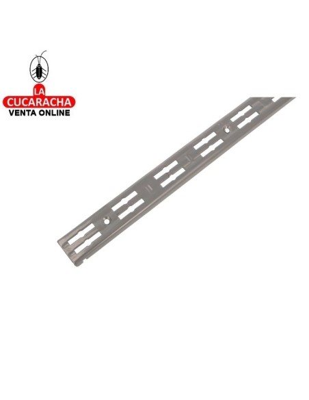 SOPORTE ACERO CREMALLERA DOBLE ESTANTERIAS MODELO 7000.