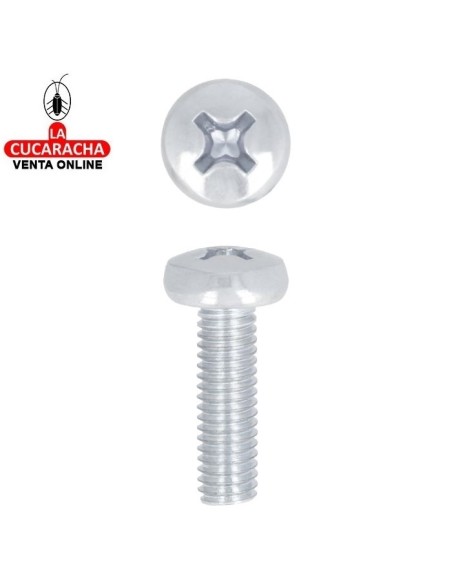 BLISTER TORNILLO ACERO INOX MATE CABEZA CILINDRICA PHILLIPS.