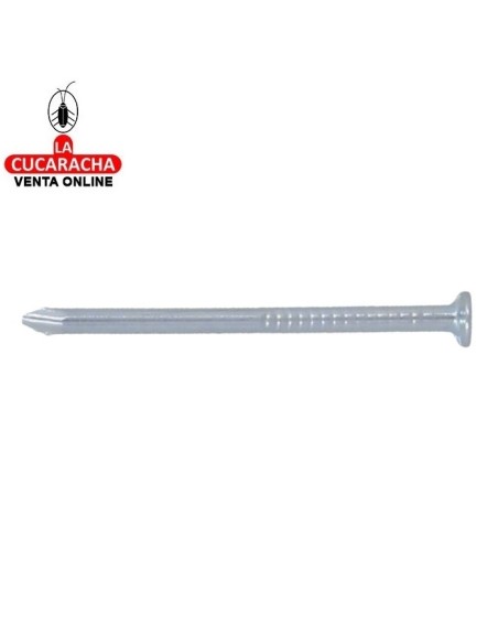 BLISTER PUNTA ACERO CINCADO CABEZA PLANA.