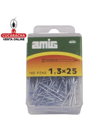 BLISTER PUNTA HIERRO CINCADO CABEZA...