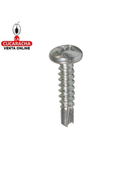 BLISTER TORNILLO AUTOTALADRANTE ACERO CINCADO CABEZA ALOMADA.