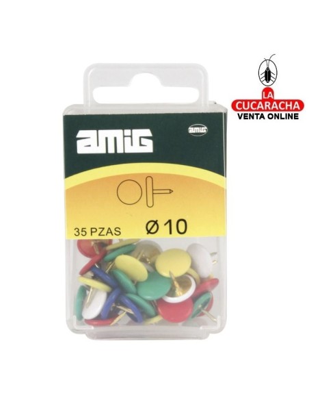 BLISTER CHINCHETA CAPUCHON PLASTICO TABLEROS CORCHO.